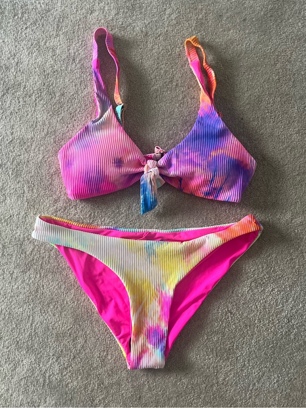 NWOT Tie Dye Bikini Set